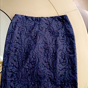 Cache black lace skirt size 4